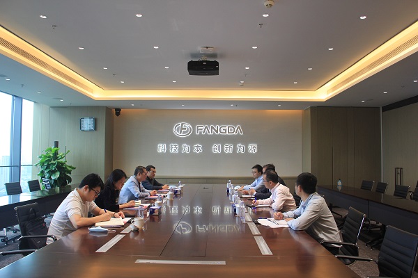 深圳市南山區(qū)稅務局長蔡偉群一行蒞臨方大集團考察調(diào)研