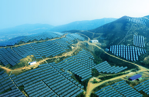 江西萍鄉(xiāng)宣風(fēng)鎮(zhèn)太陽(yáng)能光伏電站